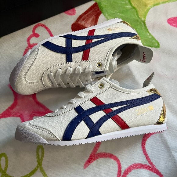 Onitsuka Tiger White Leather Sneakers
